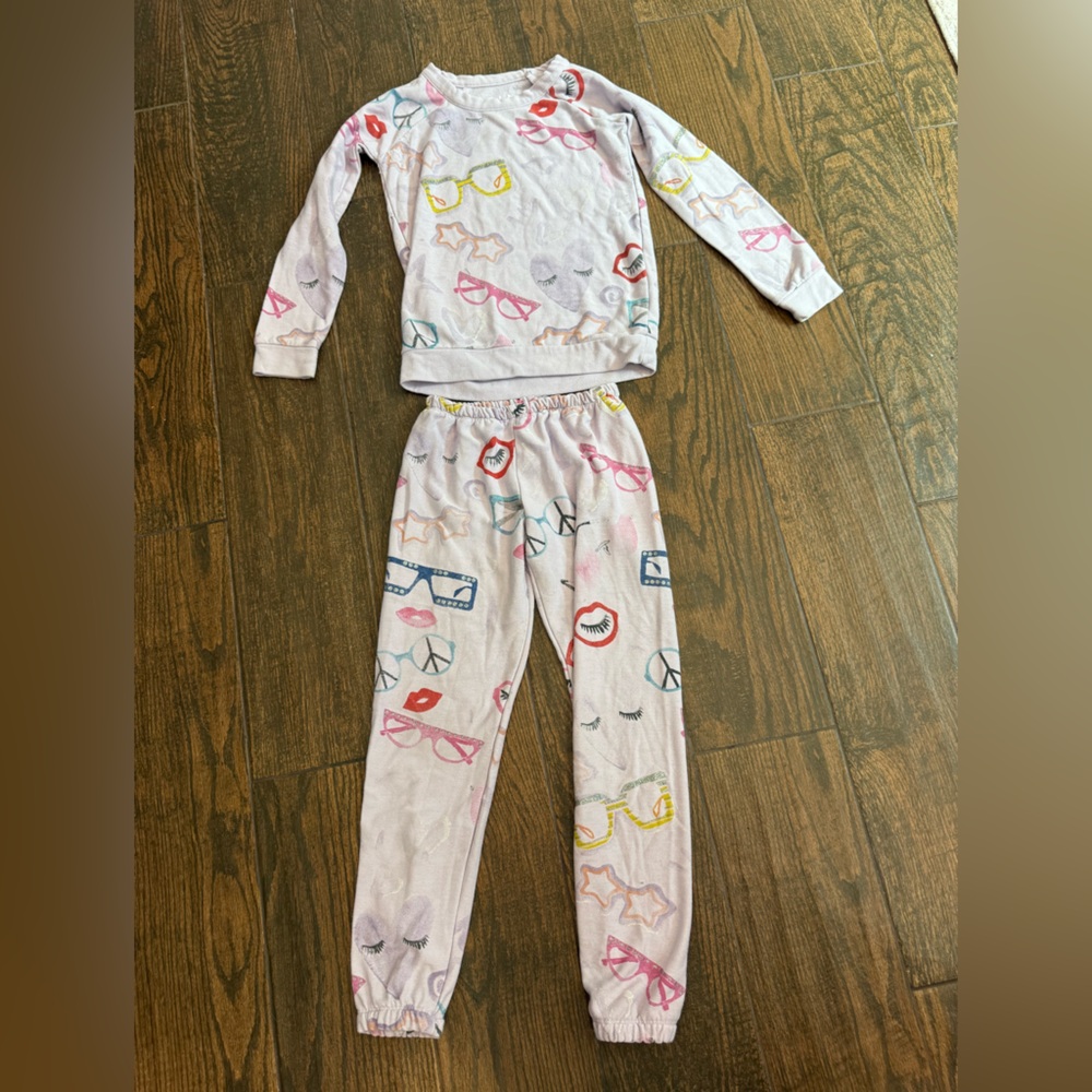 Chaser Kids Matching Set Lavender Purple Top
